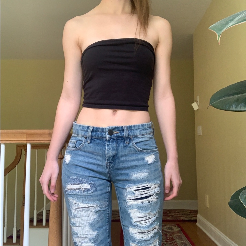 BLANK NYC LOW RISE BOYFRIEND JEANS